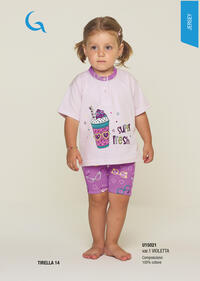 BABY GIRLS S/M PAJAMAS U15021 Tellini S.r.l. Wholesale Clothing